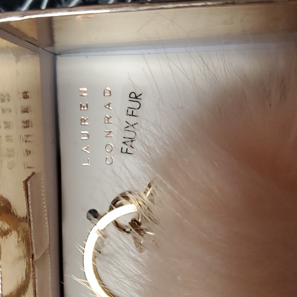 LAST CHANCE! Host Pick! Lauren Conrad Faux Fur Puff Ball Fluffy keychain - Picture 2 of 3